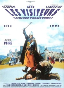 French comedies Les visiteurs poster