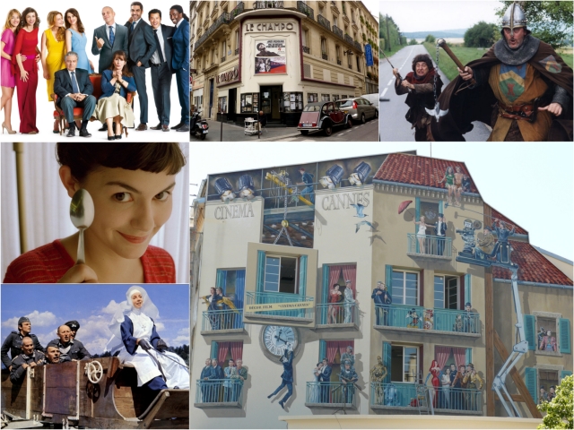 French comedy films collage