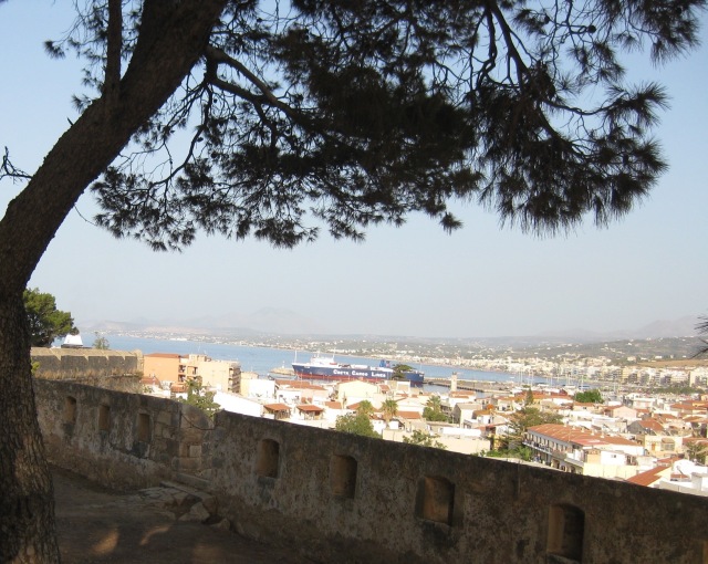 Crete Rethymno view from Fortezza